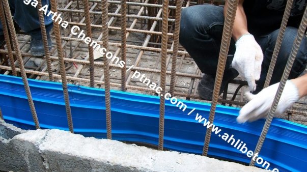 Pemasangan Waterstop PVC gedung