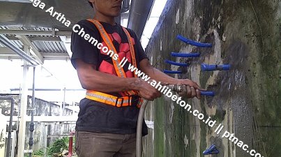 Injeksi Bocor Bak Penampungan Air Limbah