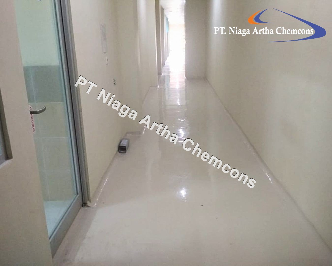 Proyek Epoxy Lantai PT Niaga Artha Chemcons di Pabrik Roti Cikarang