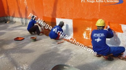 Dokumentasi Project PT Niaga Artha Chemcons - FRP Lining