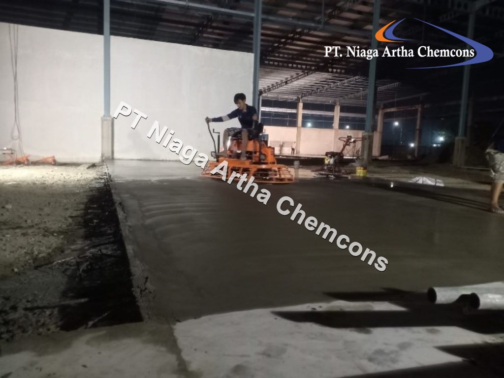 Dokumentasi Project PT Niaga Artha Chemcons - Floor Hardener