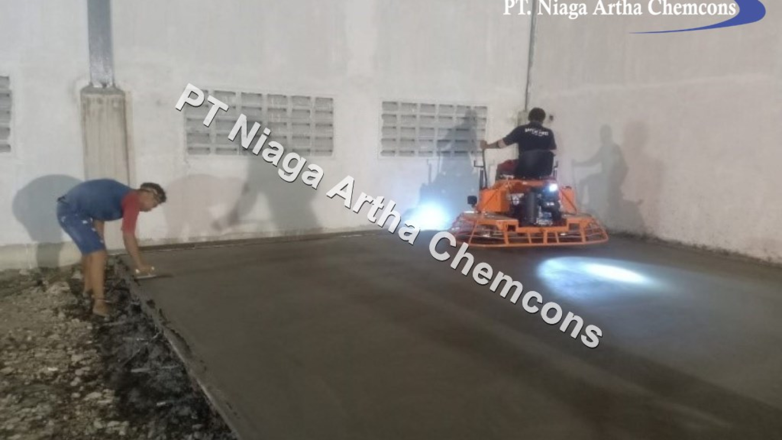 Dokumentasi Project PT Niaga Artha Chemcons - Floor Hardener