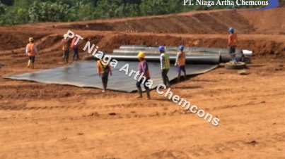 Dokumentasi Project PT Niaga Artha Chemcons - Geomembrane