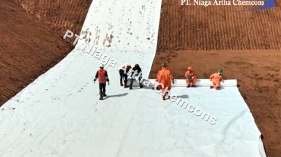 Dokumentasi Project PT Niaga Artha Chemcons - Geotextile