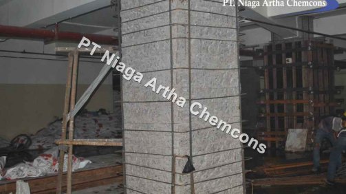 Dokumentasi Project PT Niaga Artha Chemcons - Jacketing | jasa perkuatan kolom beton