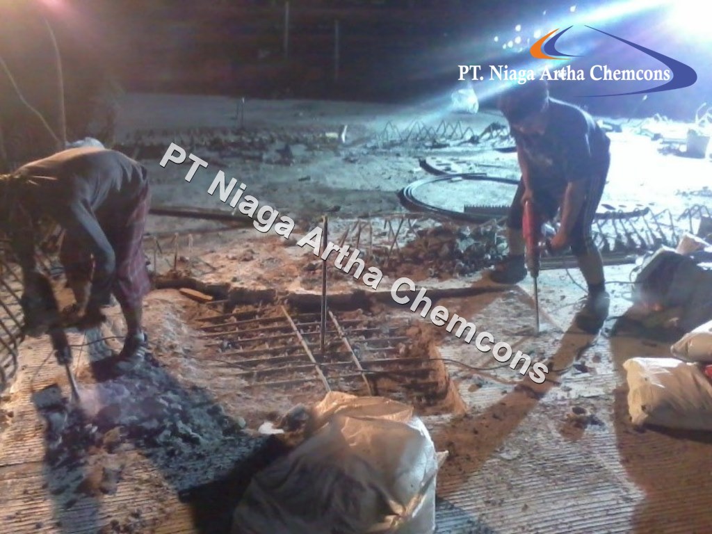 Dokumentasi Project PT Niaga Artha Chemcons - Perbaikan Beton