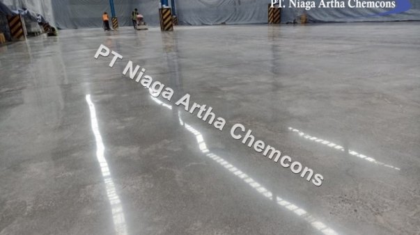 Dokumentasi Project PT Niaga Artha Chemcons - Polish Concrete | Harga Poles Lantai Beton