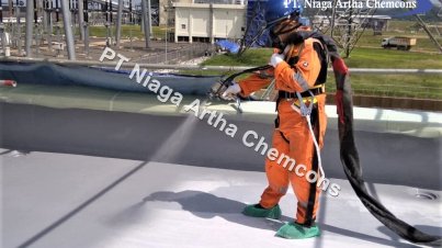 Dokumentasi Project PT Niaga Artha Chemcons - Polyurea Coating