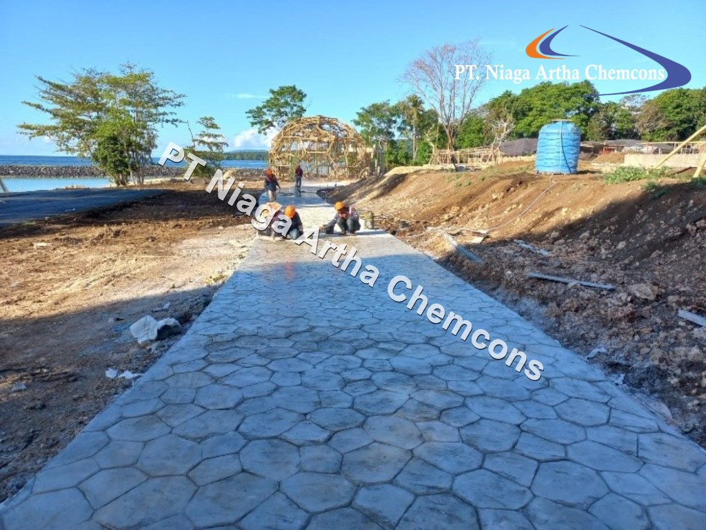 Dokumentasi Project PT Niaga Artha Chemcons - Stamped Concrete