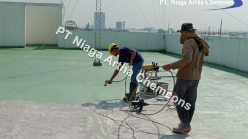 Dokumentasi Project PT Niaga Artha Chemcons - Waterproofing Coating