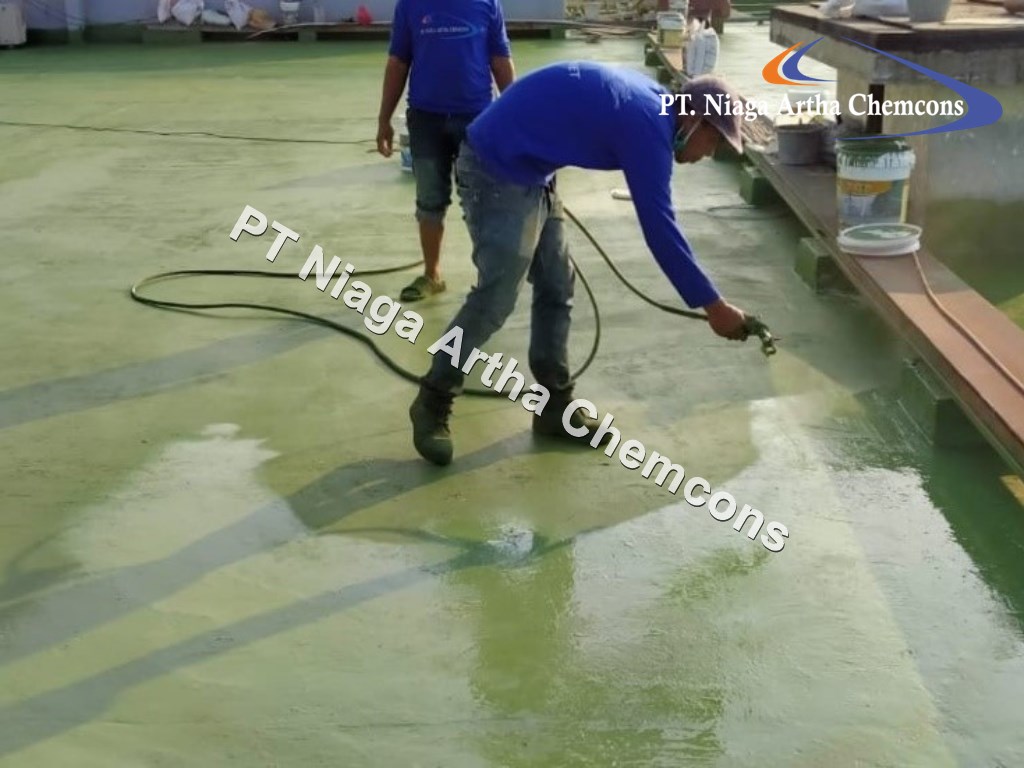 Dokumentasi Project PT Niaga Artha Chemcons - Waterproofing Coating
