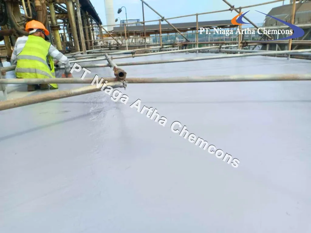 Project Polyurea Coating PT. Niaga Artha Chemcons di Perusahaan Pengelola Pembangkit Listrik