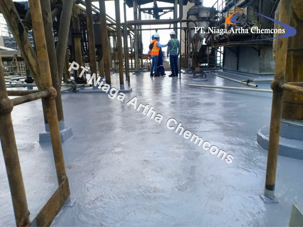 Project Polyurea Coating PT. Niaga Artha Chemcons di Perusahaan Pengelola Pembangkit Listrik