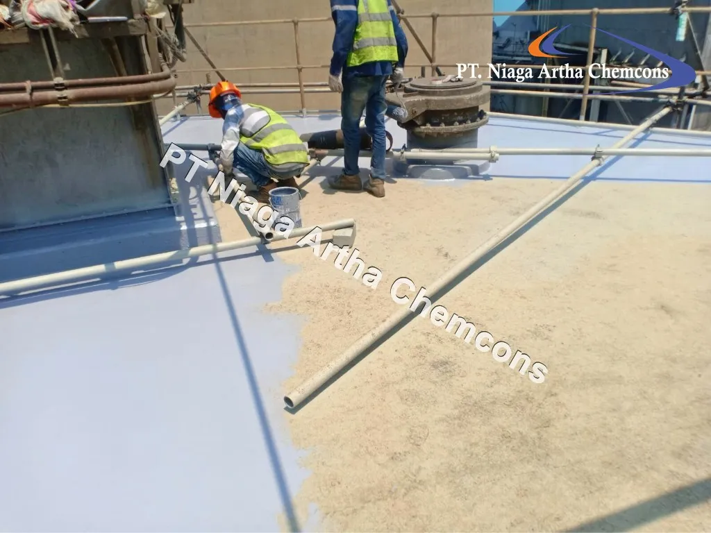Project Polyurea Coating PT. Niaga Artha Chemcons di Perusahaan Pengelola Pembangkit Listrik