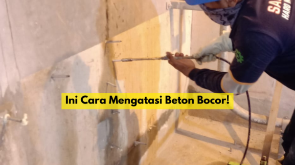 Injeksi PU - PT Niaga Artha Chemcons | Ini Cara Mengatasi Beton Bocor!