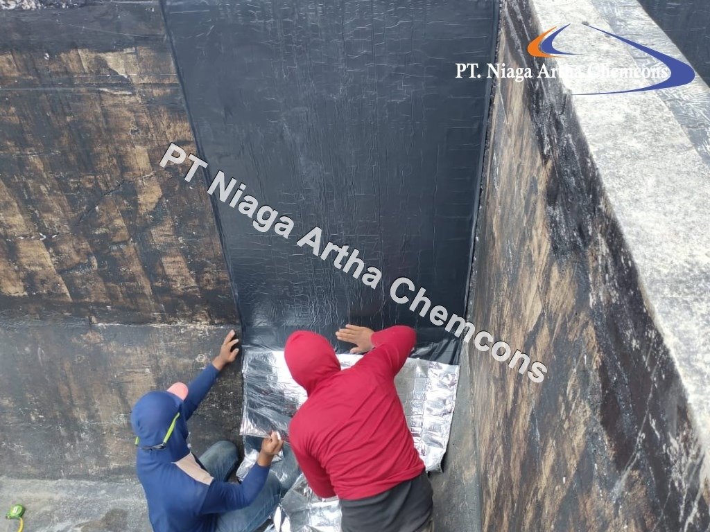 Proyek Waterproofing Membrane Tempel PT Niaga Artha Chemcons 