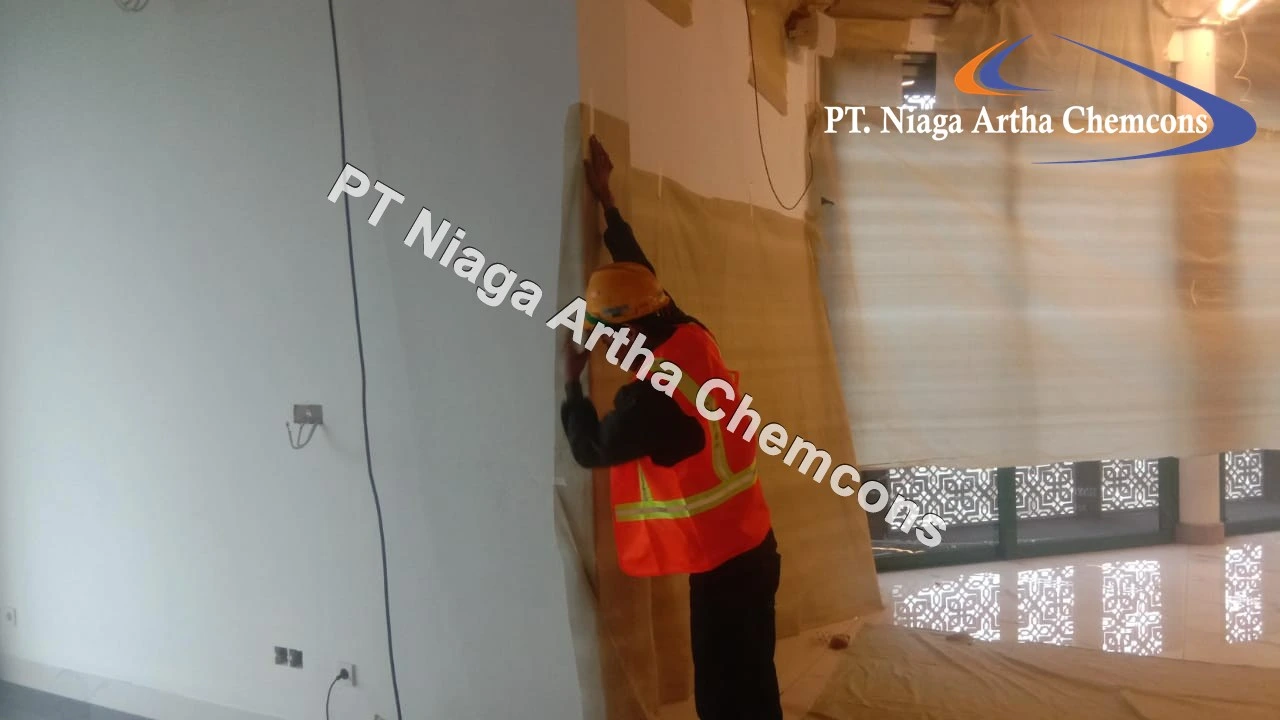 Proyek Polyurethane Foam PT Niaga Artha Chemcons Di Bangunan Masjid
