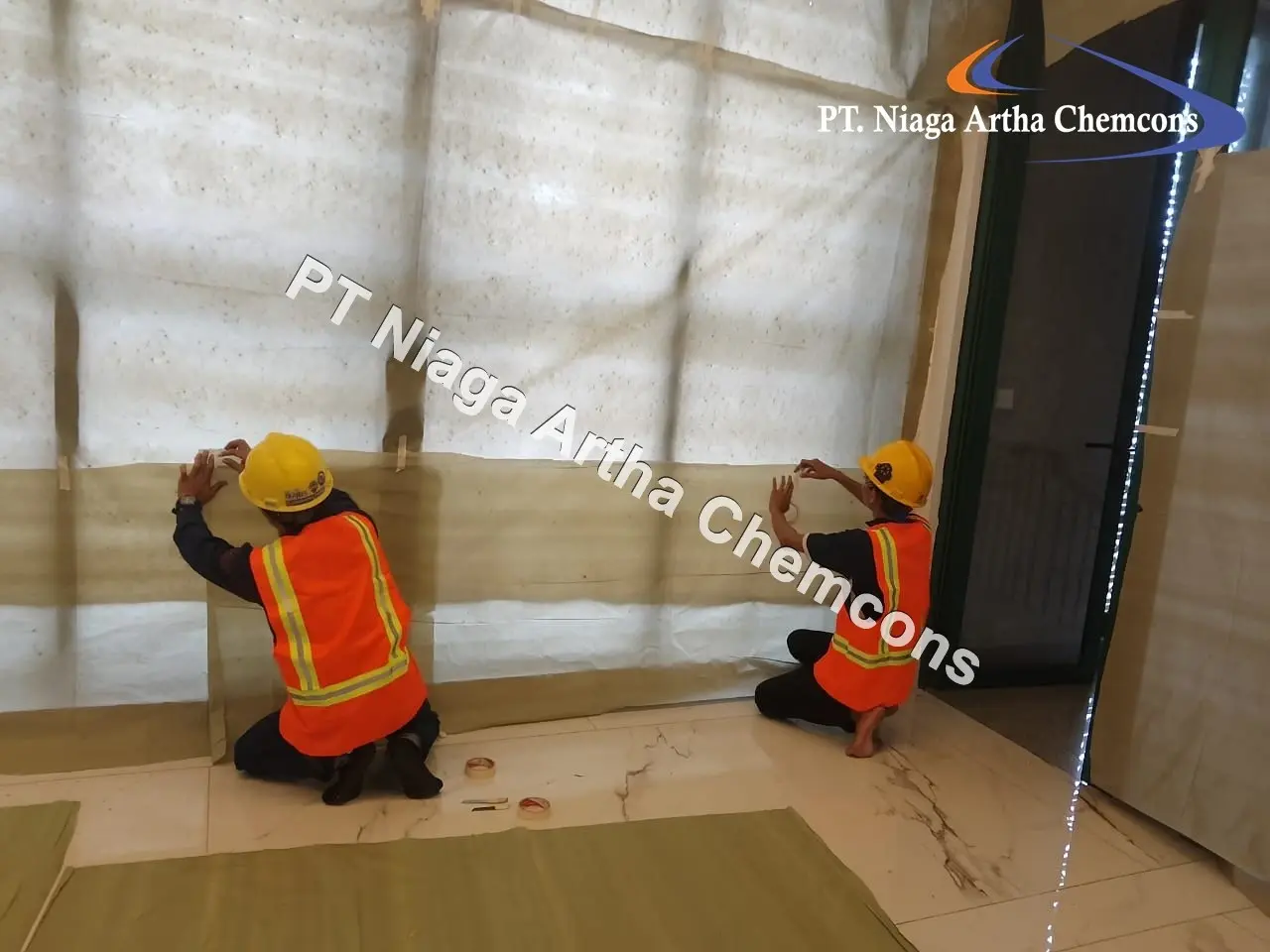 Proyek Polyurethane Foam PT Niaga Artha Chemcons Di Bangunan Masjid
