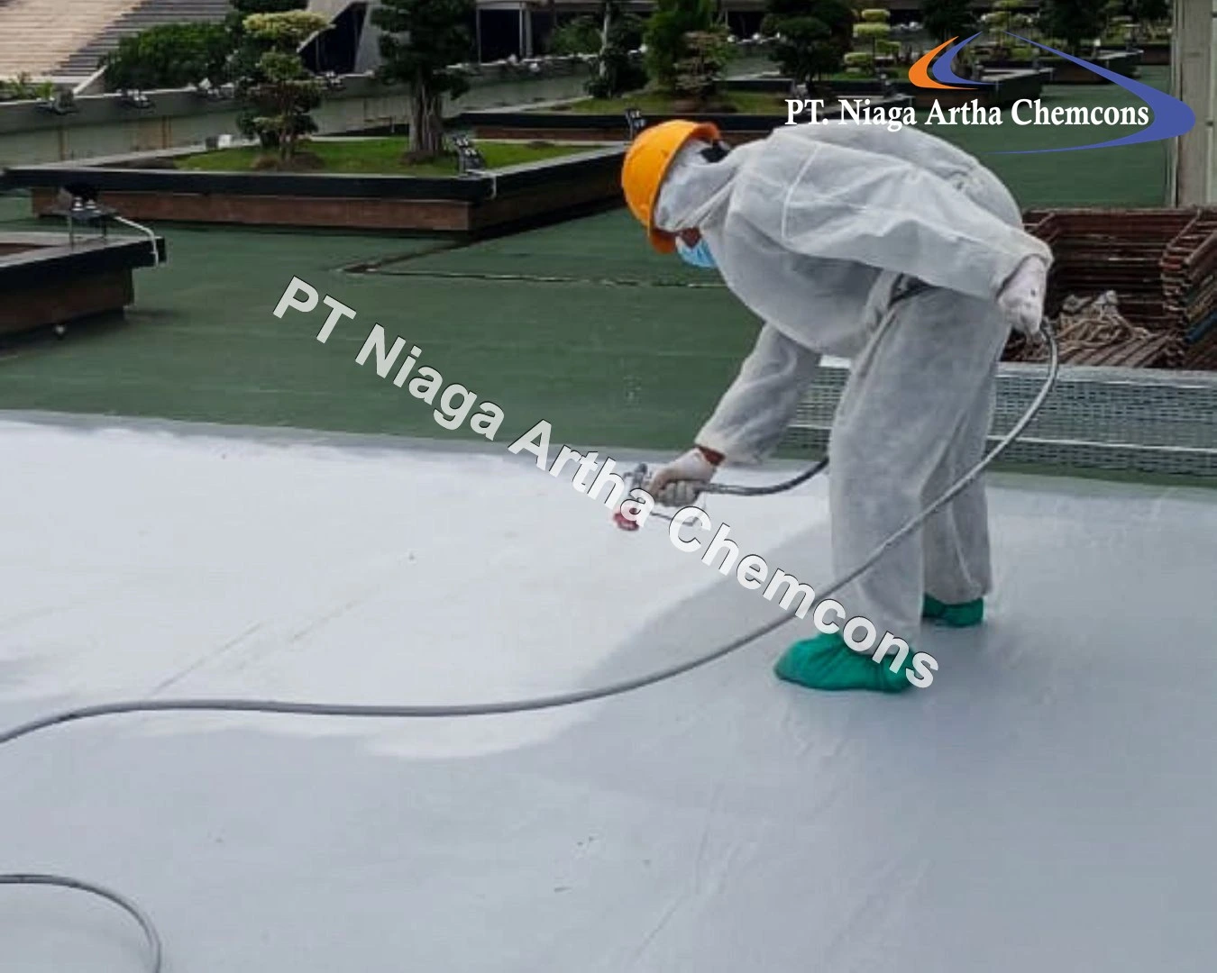 Harga Waterproofing PT Niaga Artha Chemcons di Gedung Legislatif Negara