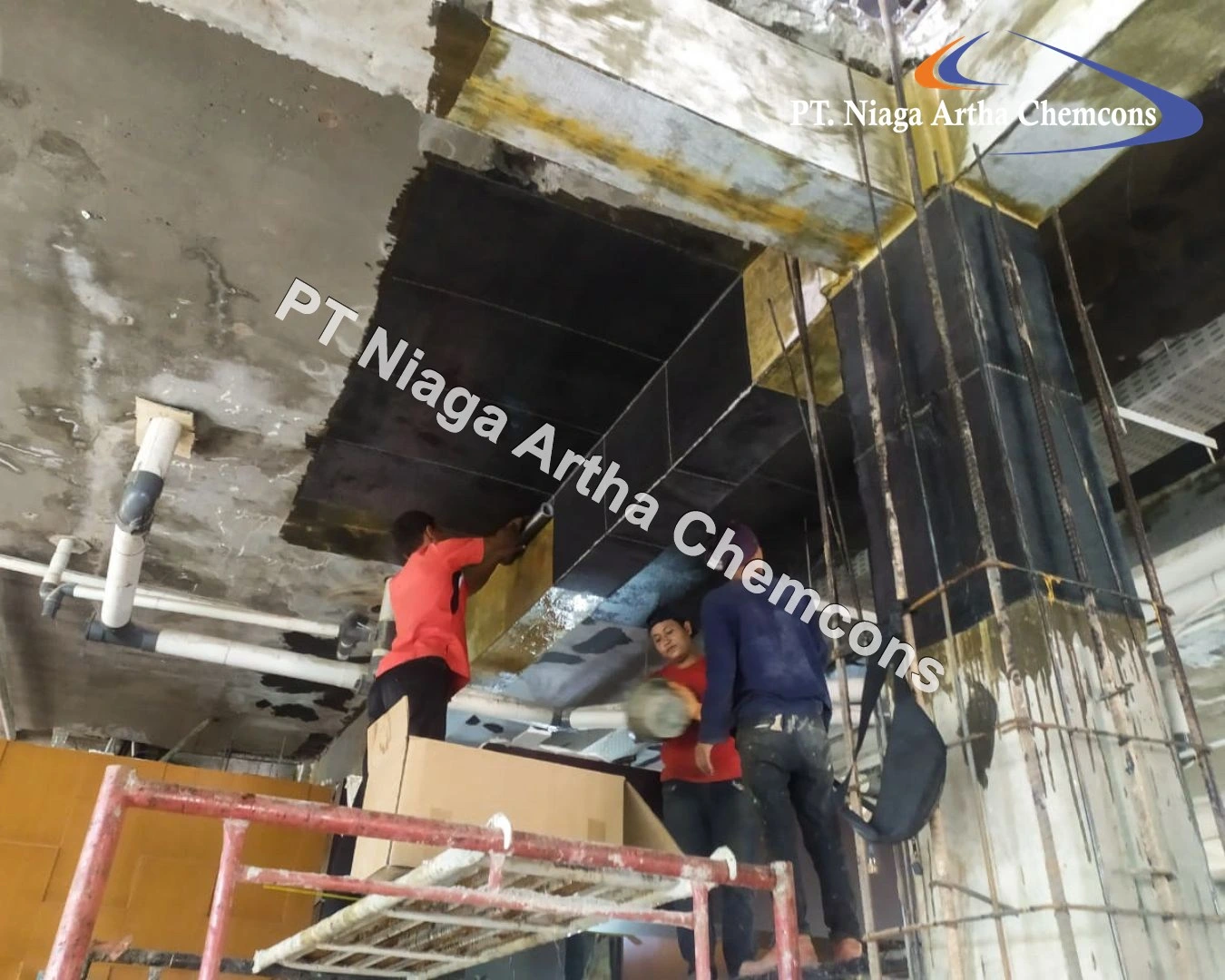 Proyek Perkuatan Struktur PT Niaga Artha Chemcons pada Gedung Instansi Pendidikan Kedinasan di Jakarta