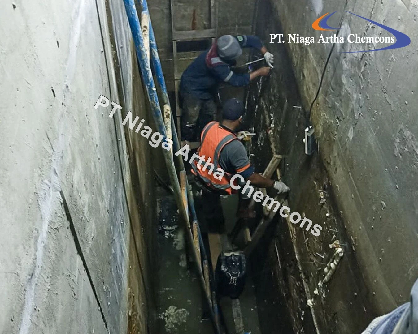 Proyek Injeksi Polyurethne PT Niaga Artha Chemcons 