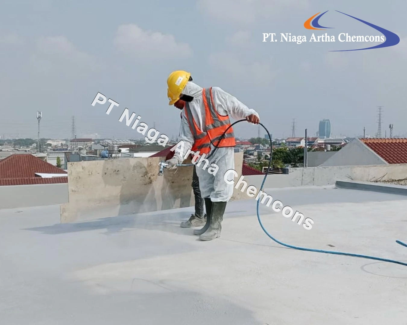 Proyek Kontraktor Waterproofing Coating PT Niaga Artha Chemcons di Rumah Tinggal