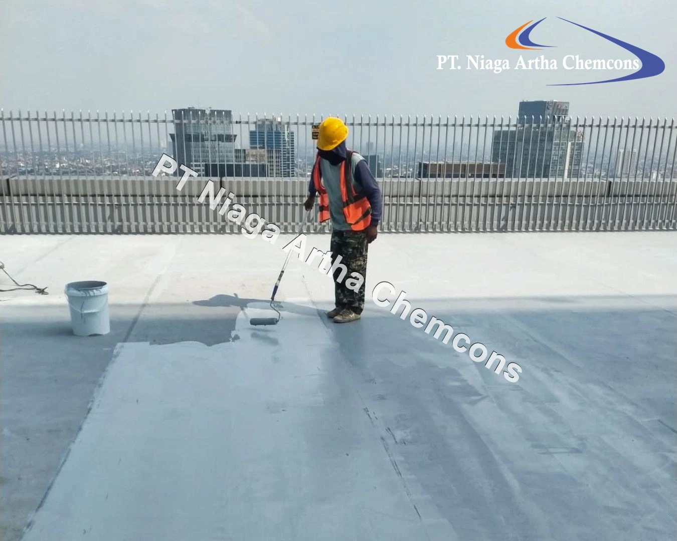 Proyek Waterproofing Beton PT Niaga Artha Chemcons