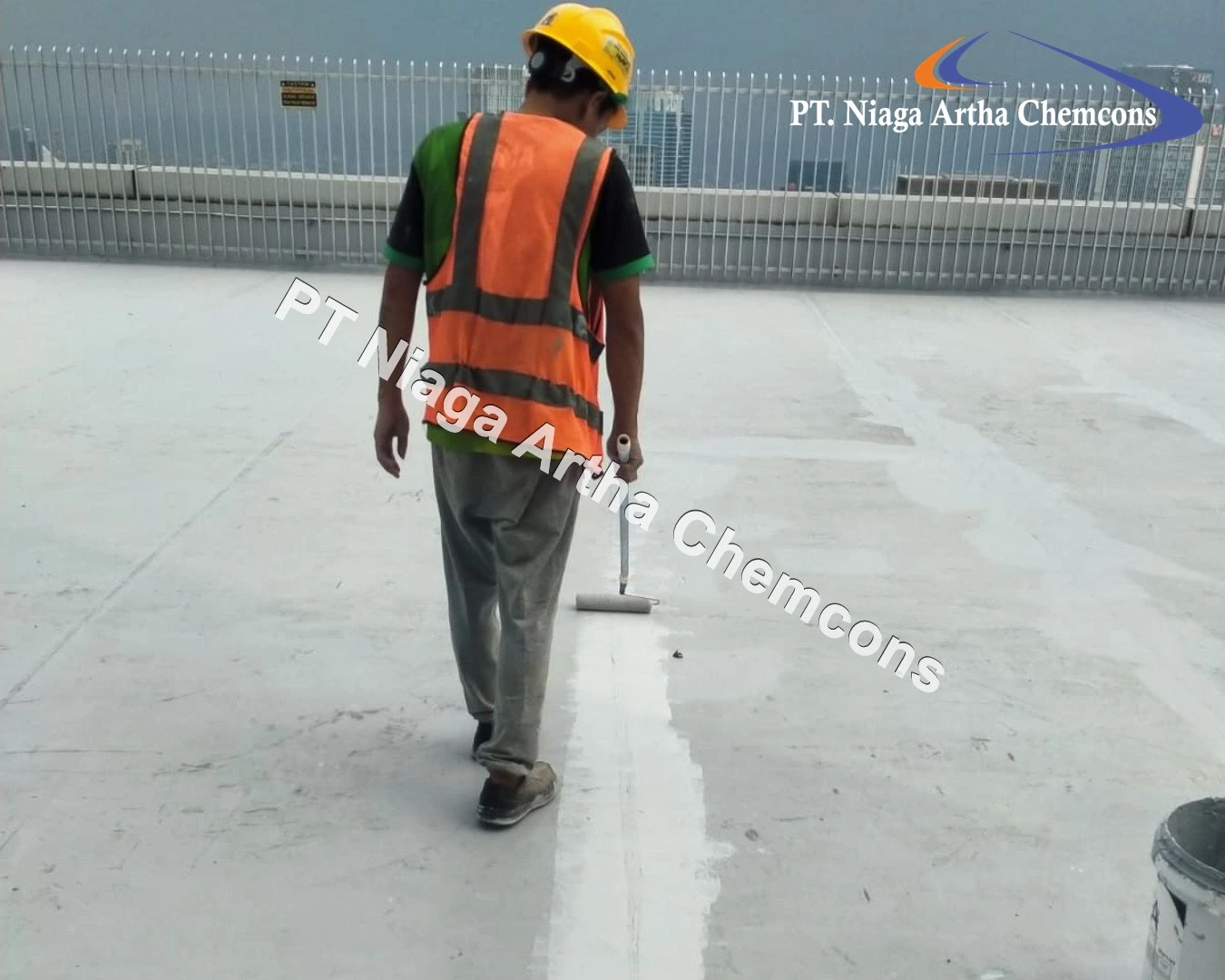 Proyek Waterproofing Beton PT Niaga Artha Chemcons