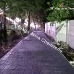 Concrete Stamp Lantai Beton Motif untuk Area Pedestrian