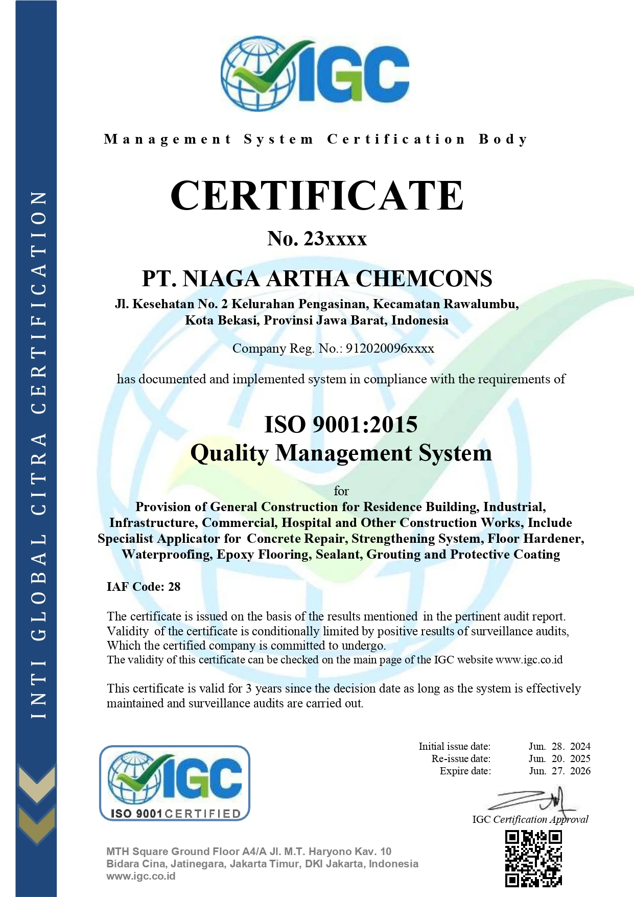 CERTIFICATE ISO 9001_2015